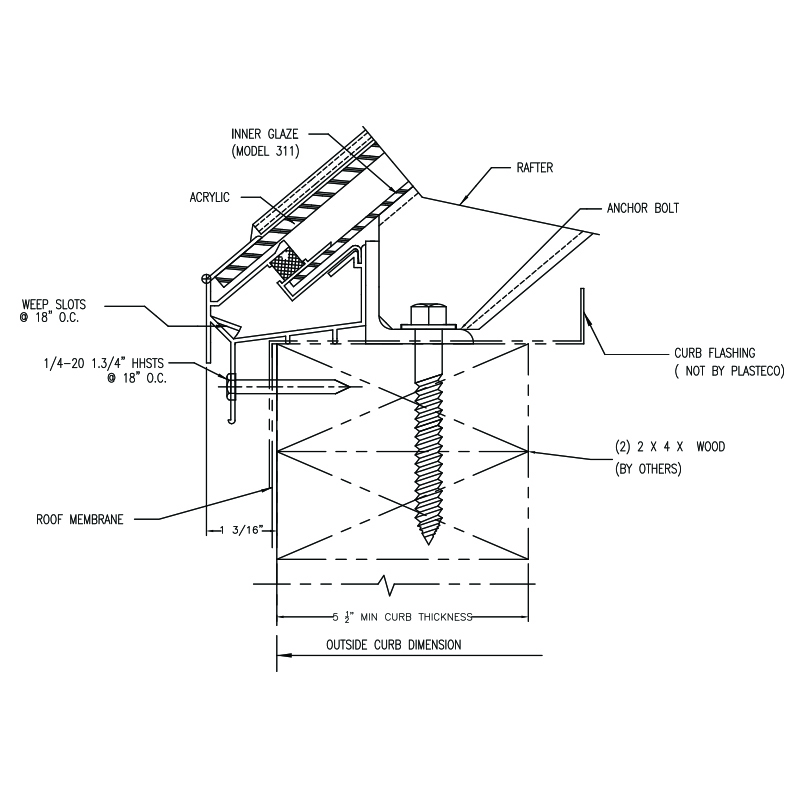 drywall barrel vault detail