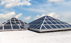 pyramid skylights